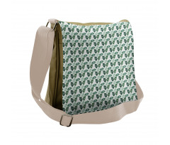 Biloba Tree Leaves Foliage Messenger Bag