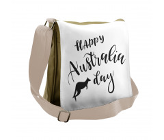 Happy Aussie Day Messenger Bag