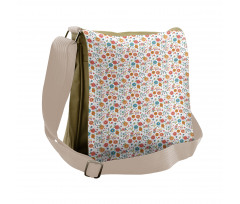 Colorful Flourishing Daisies Messenger Bag