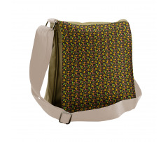 Colorful Autumn Foliage Star Messenger Bag