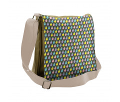 Colorful Pineapples Messenger Bag