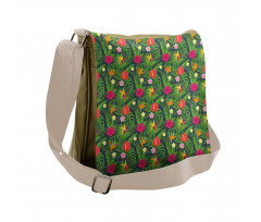 Hawaiian Botanical Aloha Messenger Bag