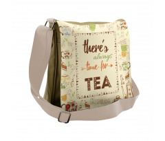 Inspirational Words Artwork Messenger Bag