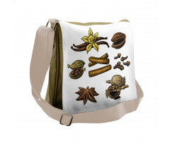 Cinnamon Anise Star Cardamom Messenger Bag