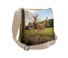 Dolomites Italy Countryside Messenger Bag