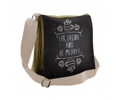 Coffee Heart Messenger Bag