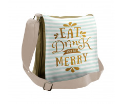 Xmas Greeting Messenger Bag