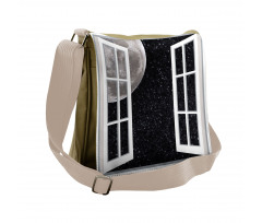 Window to the Space Messenger Bag