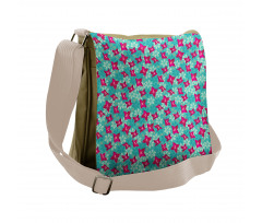 Spring Season Flourish Field Messenger Bag