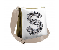 Hexagon Pattern Balls Messenger Bag