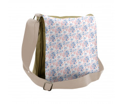 Foliage Leaves and Petals Messenger Bag