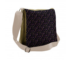 Geometrical Memphis Style Messenger Bag