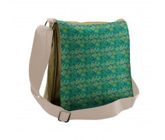 Hawaiian Tropical Foliage Messenger Bag