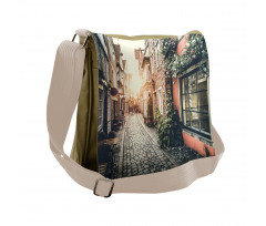 Old Town at Sunset Picture Messenger Bag