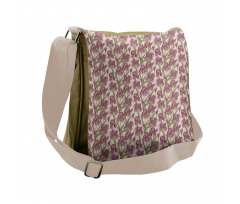 Pattern of Flower Seeds Messenger Bag