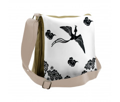 Abstract Mythological Bird Messenger Bag