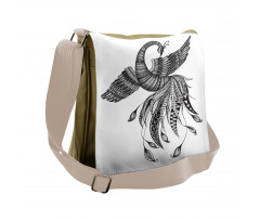 Boho Style Ornament Messenger Bag