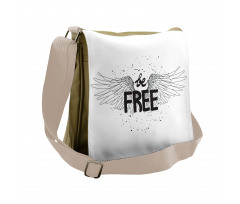 Ink Written Be Free Messenger Bag