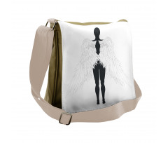 Silhouette Art Messenger Bag