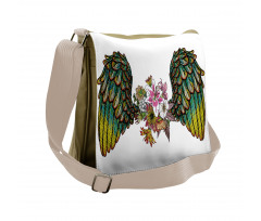 Bohemian Flower Messenger Bag