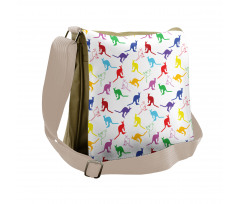 Vibrant Wildlife Concept Messenger Bag