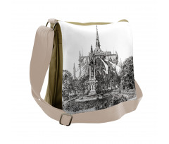 Historic French Landmark Messenger Bag