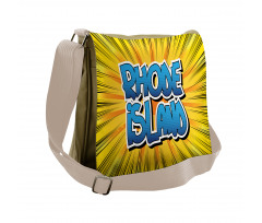 Comic Book Style Messenger Bag