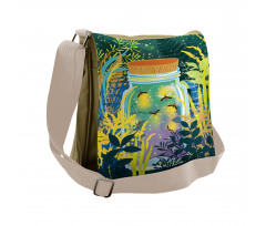 Surreal Forest Landscape Messenger Bag