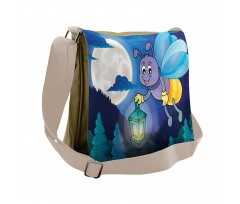 Cartoon Style Insect Messenger Bag