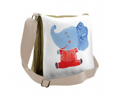 Animal Artwork Messenger Bag