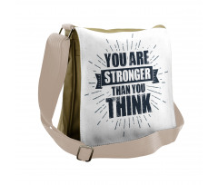 Urban Philosophical Message Messenger Bag