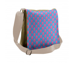 Human Heart Love Pattern Messenger Bag