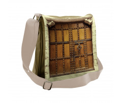 Rustic Style Door Design Messenger Bag