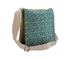 Flower Bouquet Botanical Messenger Bag