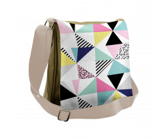 Memphis Geometrical Funky Messenger Bag