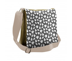 Flying Doves Wings Messenger Bag