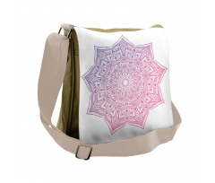 Oriental Yoga Round Messenger Bag