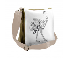 Bohemian Artwork Messenger Bag