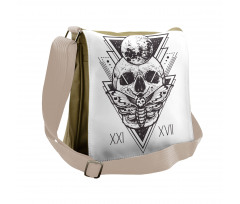 Hipster Tattoo Skull Messenger Bag