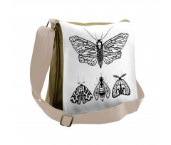 Minimalist Wings Art Messenger Bag