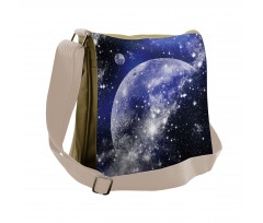 Nebula Galaxy Scenery Messenger Bag
