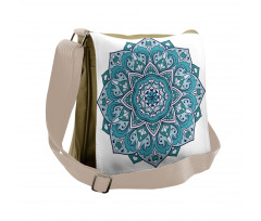 Curly Eastern Flower Messenger Bag