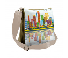 Skyline of Nevada City Messenger Bag