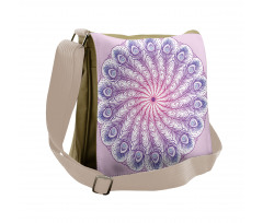 Boho Medallion Art Messenger Bag