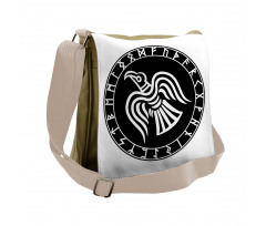 Illustration of Odins Ravens Messenger Bag