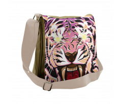 Strong Animal Eyes Messenger Bag