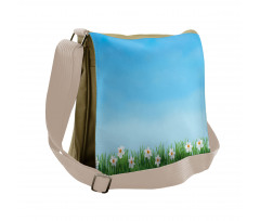 Blue Skies Blurred Background Messenger Bag