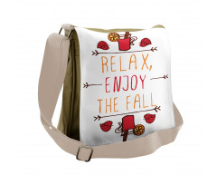 Autumn Concept Relax Enjoy Messenger Bag