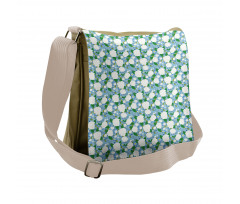 Refreshing Flowers and Birds Messenger Bag