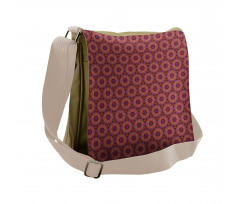 Repetitive Ethnic Effect Messenger Bag